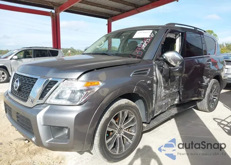 2020 Nissan Armada Sl 2Wd из США, поврежденный, VIN JN8AY2ND8L9110268